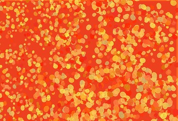 Light Yellow, Orange vector backdrop with bent lines.