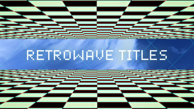 Cool Retro Wave Titles