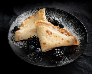 crepes gold for the breakfast