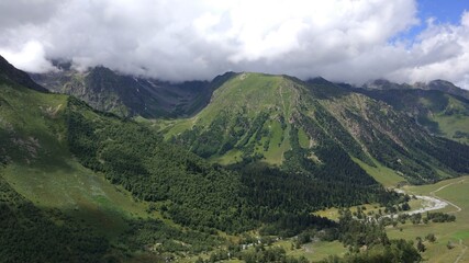 Fototapeta premium Mountains of the Caucasus. Travel to Arkhyz. Fascinating views