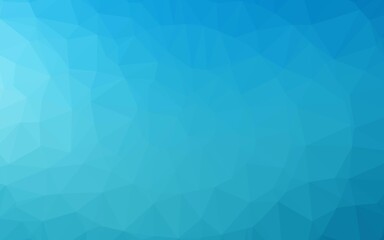 Light BLUE vector abstract polygonal layout. Geometric illustration in Origami style with gradient. New texture for your design.