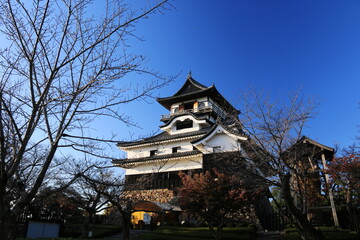 日本の秋　愛知県犬山市　犬山城