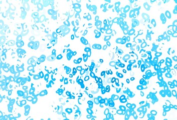 Light Green vector cover with spots.