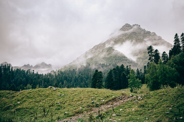 Mountains of the Caucasus. Travel to Arkhyz. Fascinating views