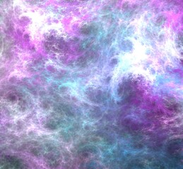 Computer generated fractal pattern and shape