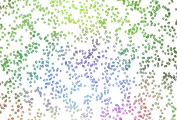 Light Multicolor, Rainbow vector texture with disks.