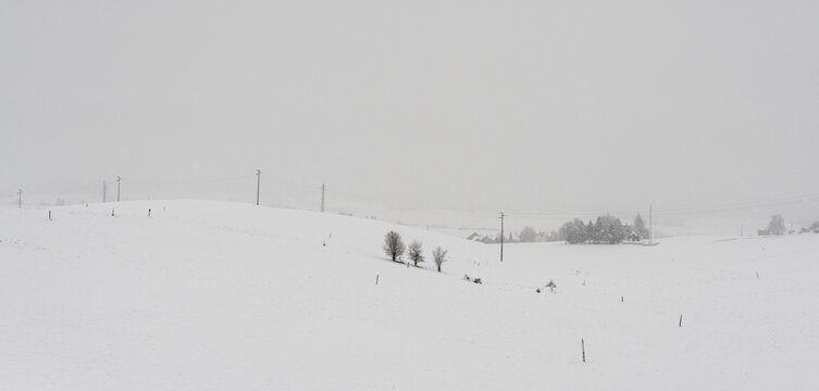 Camporovere, altopiano di asiago under teh snow