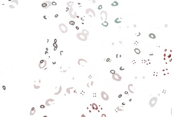 Light Red vector texture with disks.