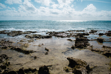 beach and sea