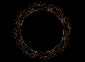 Computer generated fractal pattern and shape