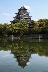 Naklejka premium reflection of castle