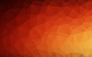 Light Red, Yellow vector abstract mosaic pattern. A completely new color illustration in a vague style. New texture for your design.