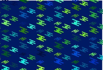 Light Blue, Yellow vector template with repeated sticks.