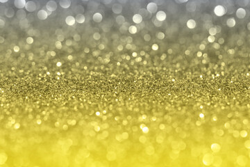 Abstract sparkling blurred background with bokeh effect. Color 2021.