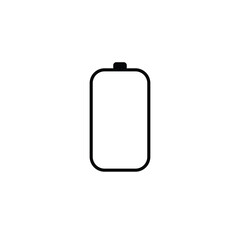 Battery Simple Icon Vector Illustration