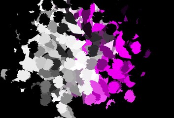 Dark Purple vector texture with abstract forms.