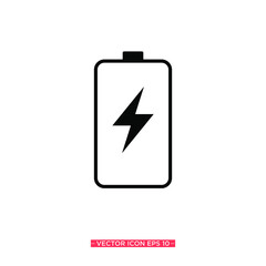 Battery Simple Icon Vector Illustration