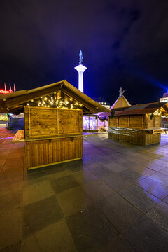 The Christmas Marked In Trondheim, Norway 