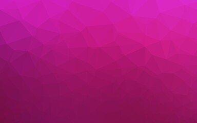 Light Pink vector shining triangular background. Colorful illustration in Origami style with gradient.  Completely new design for your business.