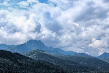 Fototapeta premium View at Tatras and Giewont