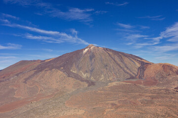 Fototapeta na wymiar Views from Guajara mountain and surrounding area near Teide in Tenerife (Spain)