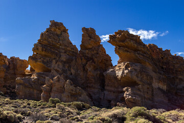 Fototapeta premium Views from Guajara mountain and surrounding area near Teide in Tenerife (Spain)