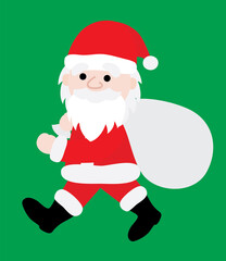 歩くサンタさん