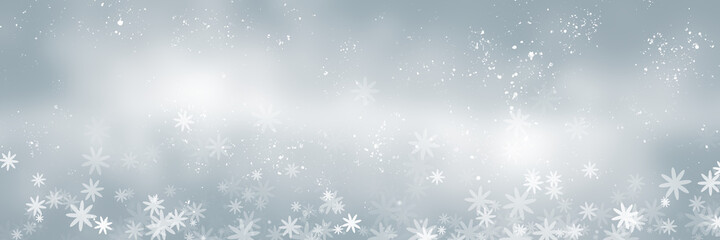 Fototapeta na wymiar white and gray snow blur abstract background