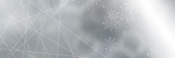 Gray halftone pattern with white line motion backdrop wallpaper. Clean Grey geometric background.