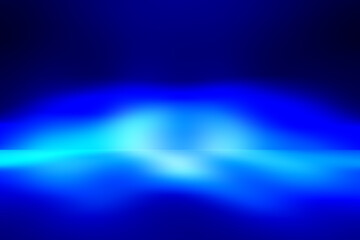Obraz premium Blue empty room studio gradient used for background and display your product.