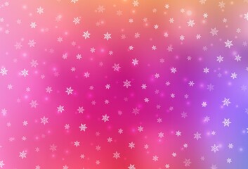 Light Pink, Red vector layout in New Year style.