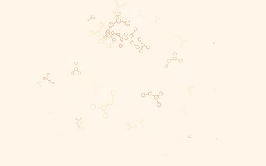 Light Red vector pattern with artificial intelligence network.