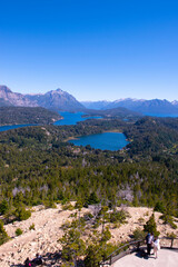 hiking in the mountains