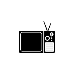 television icon set vector symbol