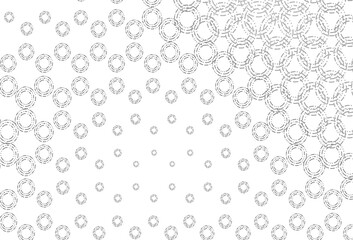 Light silver, gray vector layout with circle shapes.