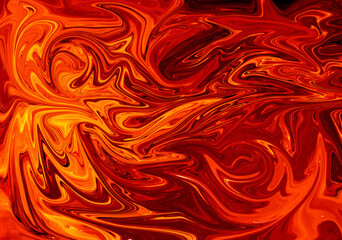 Abstract Paint Red Background