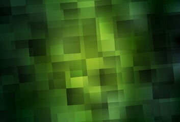 Dark Green vector template with rhombus.