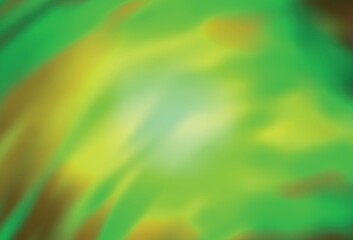 Light Green, Yellow vector blurred pattern.