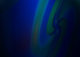 Dark BLUE vector pattern with lava shapes. Modern gradient abstract illustration with bandy lines. Brand new design for your ads, poster, banner.