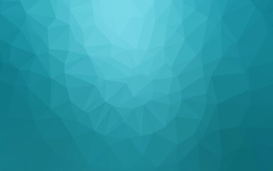 Light BLUE vector low poly cover. Geometric illustration in Origami style with gradient. Completely new design for your business.