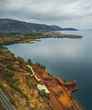 Mining near town of Itea (close to the ancient place of Delphi), central Greece