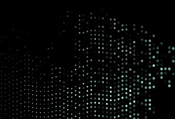 Dark BLUE vector backdrop with dots.