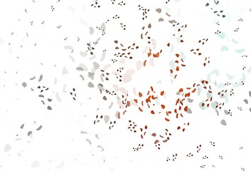 Light orange vector backdrop with abstract shapes.