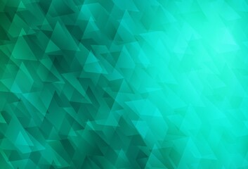 Obraz premium Light Green vector background with rectangles.