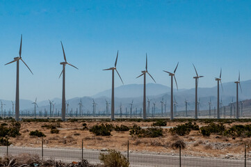 wind farm turbines
