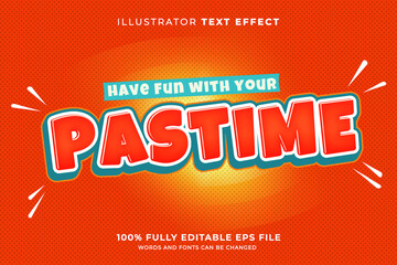 Estilo de texto edit&aacute;vel com a tem&aacute;tica jovem. Passatempo.