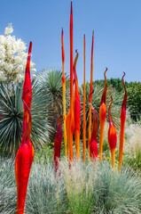Tall Glass Sculpture in Desert (no longer exists)