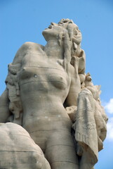 Ville de Meaux, monument américain "La Liberté éploré" A été offert par les Etats-Unis à la France en 1932, batailles de la Marne de 1914 et de 1918, département de Seine-et-Marne, France