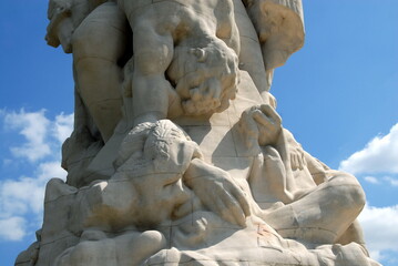 Ville de Meaux, monument américain "La Liberté éploré". A été offert par les Etats-Unis à la France en 1932, batailles de la Marne de 1914 et de 1918, département de Seine-et-Marne, France