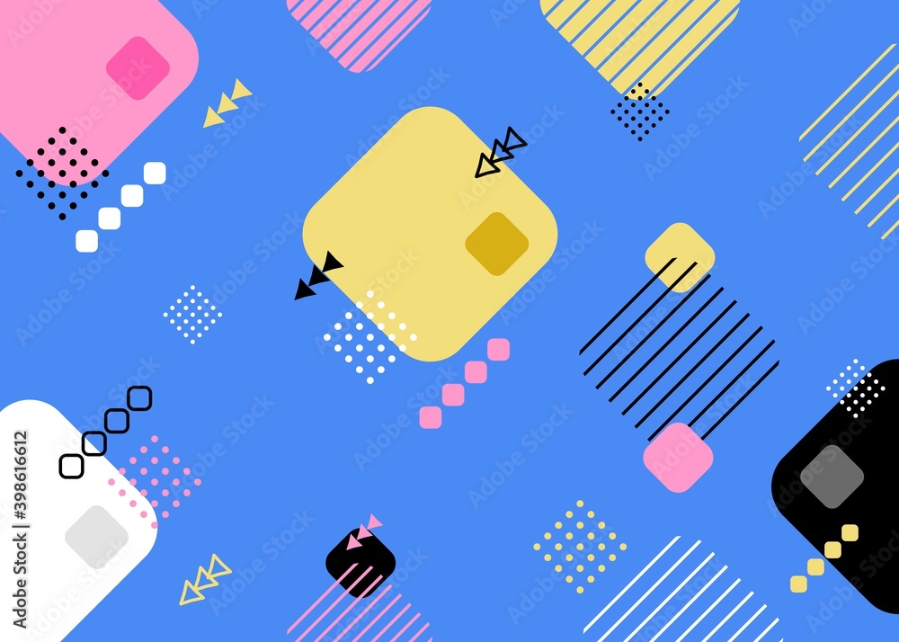 Aufkleber abstract background design idea. easy to edit with vector file. can use for all your creative conten
